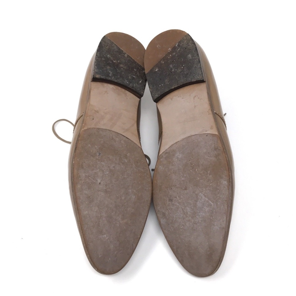 Madewell Tan Lace Up Patent Leather Bobbie Oxfords - Picture 8 of 8